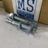 Tắc Kê Nở 3 Cánh Thép Mạ Kẽm M20x160