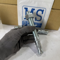 Tắc Kê Nở 3 Cánh Thép Mạ Kẽm M20x160