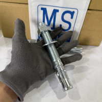 Tắc Kê Nở 3 Cánh Thép Mạ Kẽm M20x160