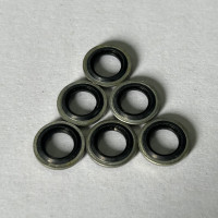 Lông Đền Dầu (Bonded Seal) Cao Su NBR D6 (ID6.7xOD11x1.0)