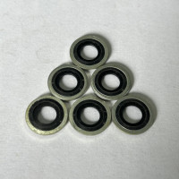 Lông Đền Dầu (Bonded Seal) Cao Su NBR D8 (ID8.7xOD13x1.0)