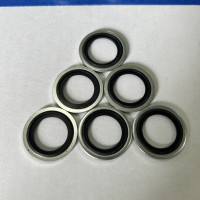 Lông Đền Dầu (Bonded Seal) Cao Su NBR D22 (ID22.7xOD30x2.0)