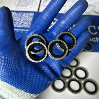 Lông Đền Dầu (Bonded Seal) Cao Su NBR D24 (ID24.7xOD32x2.0)