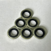 Lông Đền Dầu (Bonded Seal) Cao Su NBR D1/8" (ID10.37xOD15.88x2.0)