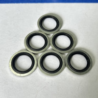 Lông Đền Dầu (Bonded Seal) Cao Su NBR D3/8" (ID17.28xOD23.8x2.0)