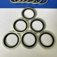 Lông Đền Dầu (Bonded Seal) Cao Su NBR D1" (ID33.9xOD42.8x2.5)