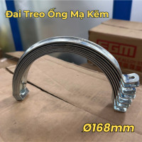 Đai Treo Ống Hai Mảnh Thép Mạ Kẽm (DN150) Ø168mm