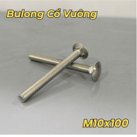 Bulong Cổ Vuông Inox 304 DIN603 M10x100