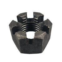 Tán Xẻ Rãnh Thép Đen 8.8 M24