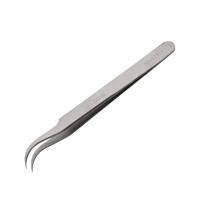 Nhíp Inox Mũi Cong 120x9x2 mm Bosi BS450904