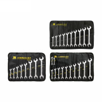 Bộ Cờ Lê 2 Đầu Miệng 10 Chi Tiết Cao Cấp Bosi BS383310