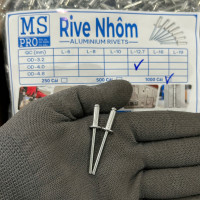 Rivet Nhôm MS-PRO OD4.0x12 mm (1000 Cái)
