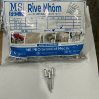 Rivet Nhôm MS-PRO OD4.8x12 mm (500 Cái)