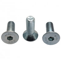 Lục Giác Chìm Col Thép Mạ Kẽm Trắng Cr3+ 10.9 DIN7991 M3x6
