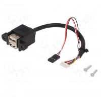 Adapter-splitter; UP board; USB x2; MOLEX,USB A socket x2