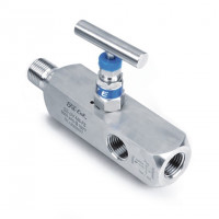 FD-LOK Gauge Valve  1/2"NPT Female x Male SS-GV-M8-F8 