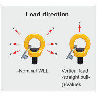 Tai Cẩu (Lifting Key Eye Point) 8-291K-004, M10, 0.4 Tấn, Yoke Đài Loan