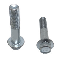 Bulong Đầu Bông Thép Mạ Kẽm Trắng Cr3+ 8.8 DIN6921 M10x40 Ren Lửng (Không Khía)