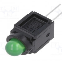 LED; in housing; yellow; 3mm; No.of diodes: 1; 20mA; 40°; 2.1~2.5V
