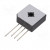 Square single phase diode bridge rectif.
