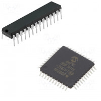 IC: dsPIC microcontroller; SRAM: 256B; Memory: 6kB; SO18; 3 to 3.6VDC