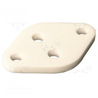 Heat transfer pad: silicone; TO220; L: 19.05mm; W: 12.7mm; grey