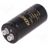 Capacitor: electrolytic; 8200uF; 350VDC; ±20%; M5; 2000h; -25 to 85°C