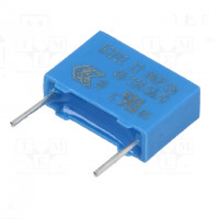 Capacitor: polyester; 1uF; 200VAC; 400VDC; 27.5mm; ±5%; 32x9x17mm