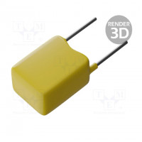 Capacitor: ceramic; 470pF; 50V; X7R; ±10%; THT; 5mm