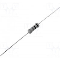 Resistor: power metal; THT; 1.8kΩ; 3W; ±5%; Ø5.5x16mm; 350ppm/°C