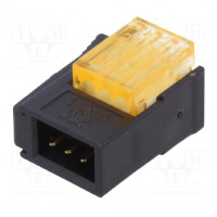 Wire-wire/PCB; plug; female; PIN: 3; 2mm; IDC; for cable; Mini-Clamp