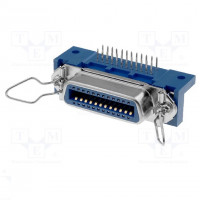 Connector: Centronics; socket; female; PIN: 50; soldering