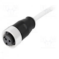 Plug; 7/8"; male; PIN: 5; straight; for cable; 9A; IP67; 250V; 6~8mm