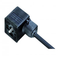 Connector: valve connector; plug; form A; 18mm; female; PIN: 3; 24V