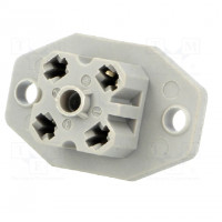 Connector: rectangular; GO; plug; female; PIN: 7; tinned; IP65; black