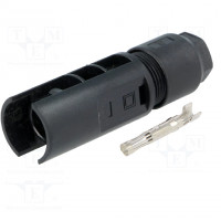 Connector: solar; male + female; straight; 6~10mm2; with contacts