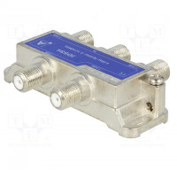 Plug; coaxial 9.5mm (IEC 169-2); female; RG6; compression