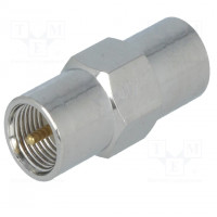 Plug; FME; female; straight; crimped; for cable; Insulation: PTFE