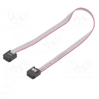 Ribbon cable with IDC connectors; 40x28AWG; Cable ph: 1.27mm