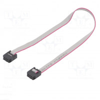 Ribbon cable with IDC connectors; 24x28AWG; Cable ph: 1.27mm