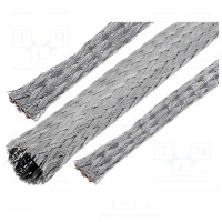 Braids; tape; Thk: 1.5mm; W: 10mm; 63A; Package: 25m
