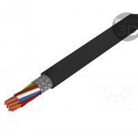 Wire; SiHF-C-Si; Cu; stranded; 4G0,75mm2; silicone; brown-red