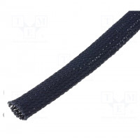 Polyester conduit; ØBraid : 3.2~7mm; polyester; black; -70~125°C