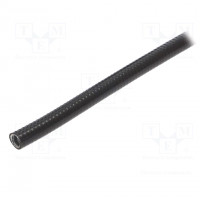 Protective tube; Size: 26; galvanised steel; black; -50 to 105°C