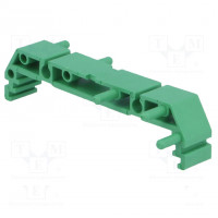 DIN rail mounting bracket; aluminium; 75mm; Rail: TS35