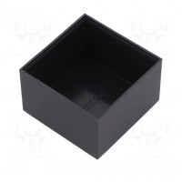 Enclosure: designed for potting; X: 46mm; Y: 46mm; Z: 40.5mm; ABS
