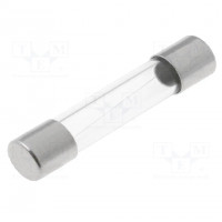 Fuse: fuse; quick blow; 3.15A; 250VAC; cylindrical,glass; 5x25mm