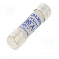 Fuse: fuse; quick blow; 1A; 600VAC; 600VDC; cylindrical,industrial