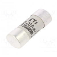Fuse: fuse; 63A; 500VAC; ceramic,cylindrical,industrial; 22x58mm