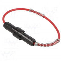 Fuse holder; 5x20mm; Imax: 5A; Urated: 350V; Leads: cables; -40~80°C
